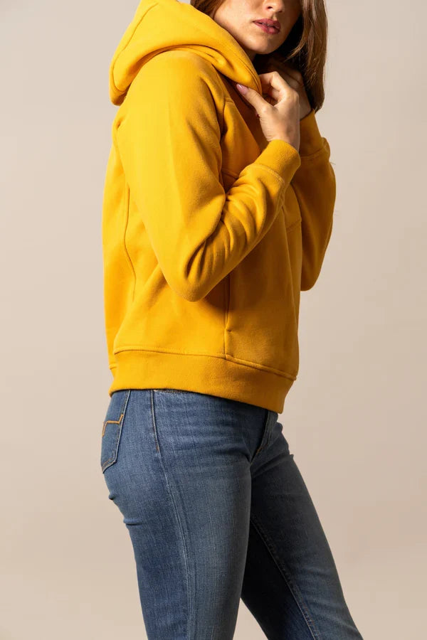 Kimes Ranch Women's Ella Western Hoodie in Yellow Ochre