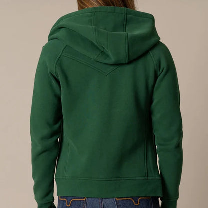 Kimes Ranch Women's Emma Zip Up Hoodie in Forest