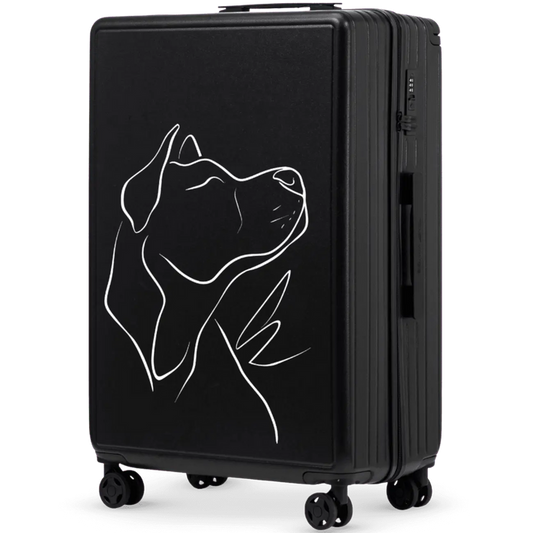 Walizka duża Wings ABS+ 28" Customized BLACK DOG customized
