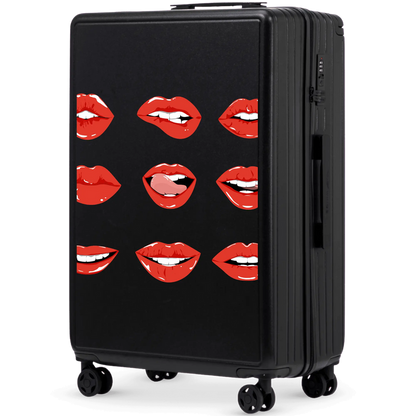 Walizka duża Wings ABS+ 28" Customized BLACK LIPS customized