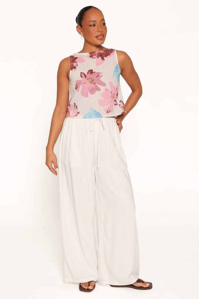 TOPS Leni Top - Pink Floral
