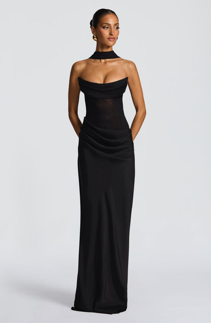 Liora Maxi Dress - Black