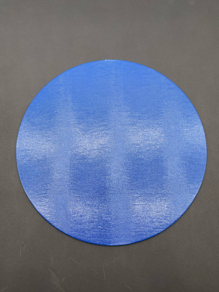 LIZARD PLACEMAT NAVY 14.5"
