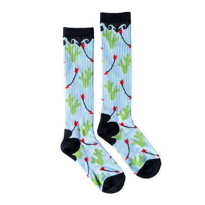 Lucky Chuck Women's Cowboy Compass Performance Boot Socks