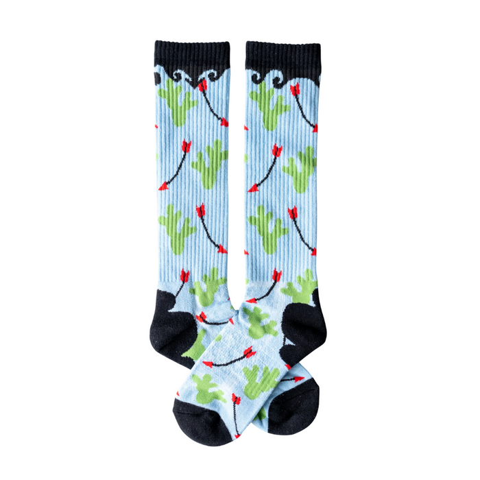 Lucky Chuck Women's Cowboy Compass Performance Boot Socks