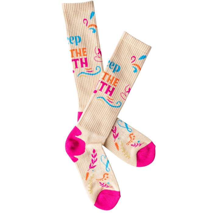Lucky Chuck Women's Keep The Faith Performance Boot Socks