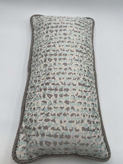 LUMBAR PILLOW BLUE & GREY