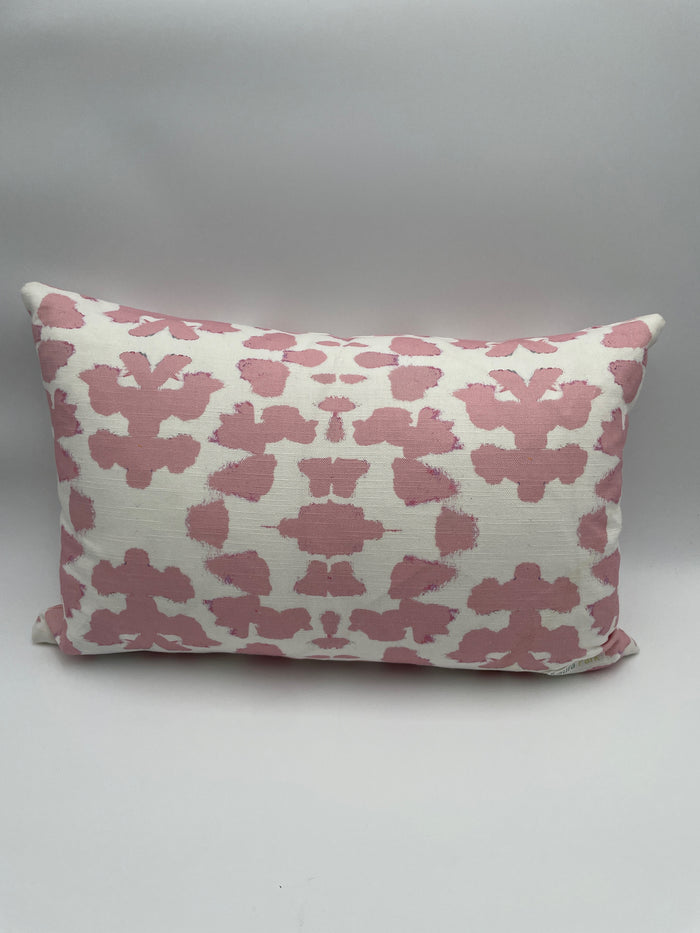 LUMBAR PILLOW PINK & WHITE
