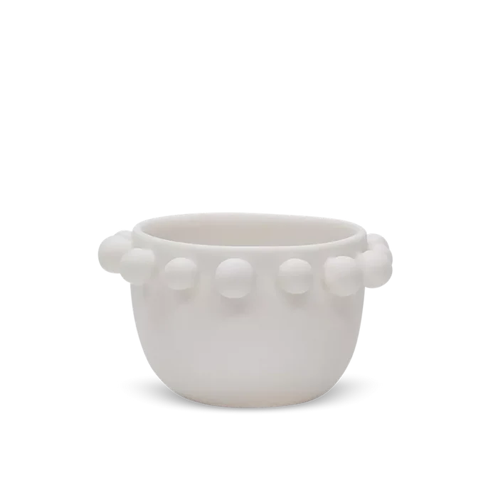 MEDIUM BUBBLE BOWL IN WHITE