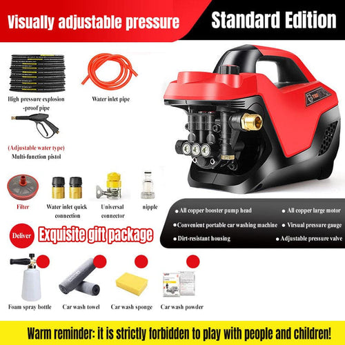 MH06169 220V Portable Car Washing Water Gun Water Pump