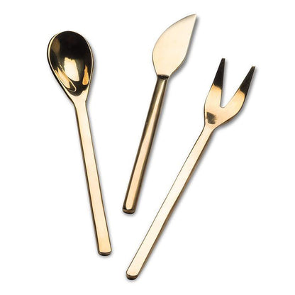 MODERN DEMI SPOON IN GOLD