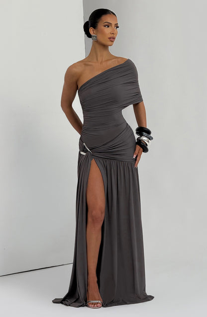 Monica Maxi Dress - Charcoal