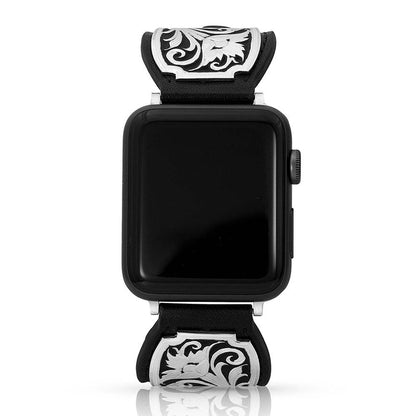 Montana Silversmith Montana Sheridan IWatch Band in Black