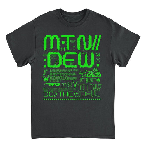 Mountain Dew Pixel Dew Black T-Shirt