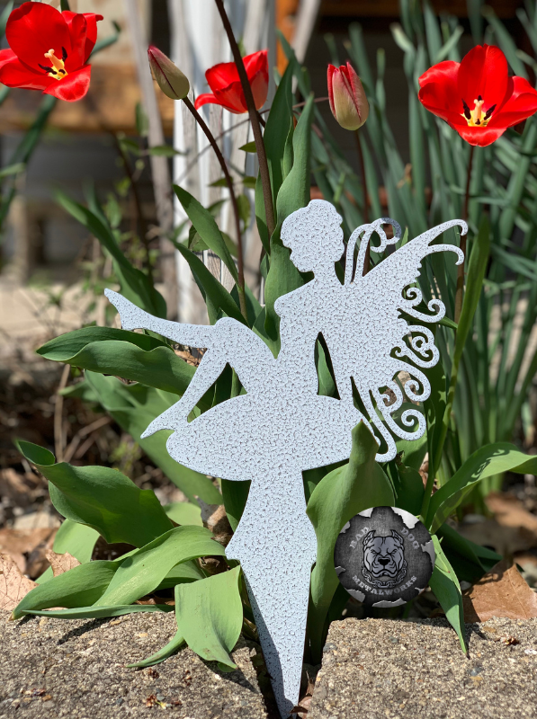 Mushroom Fairy Yard Stake