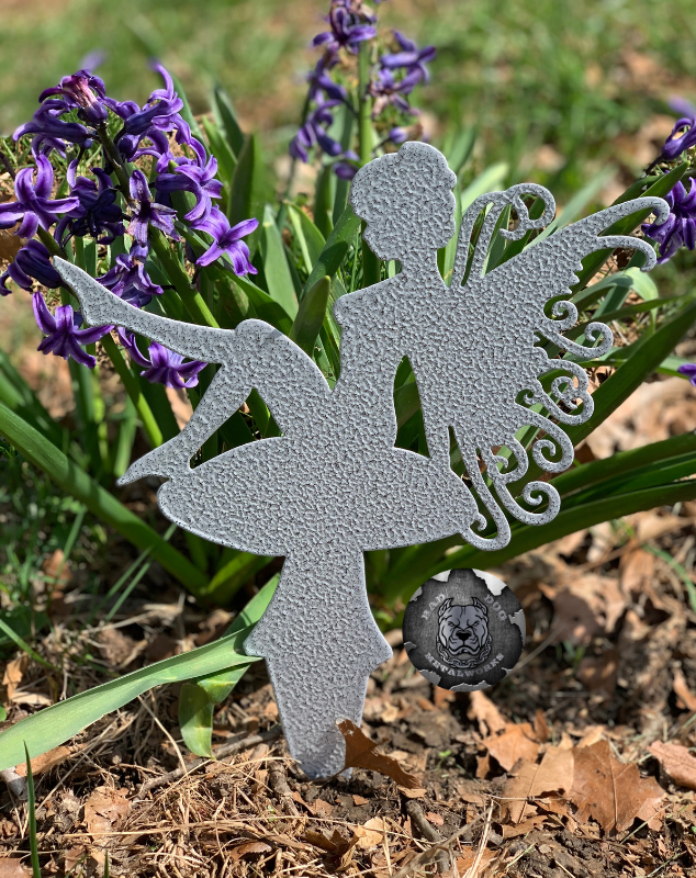 Mushroom Fairy Yard Stake