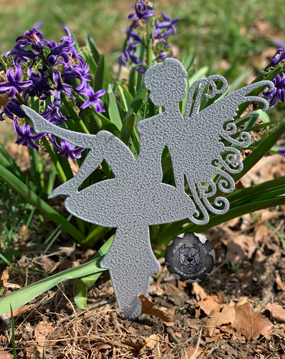 Mushroom Fairy Yard Stake