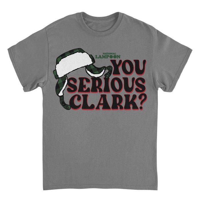 National Lampoon's Christmas Vacation you Serious Clark Black T-Shirt