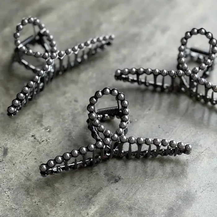 Navajo Inspired Pearl Western Claw Clip