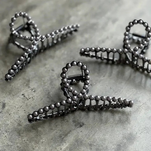 Navajo Inspired Pearl Western Claw Clip