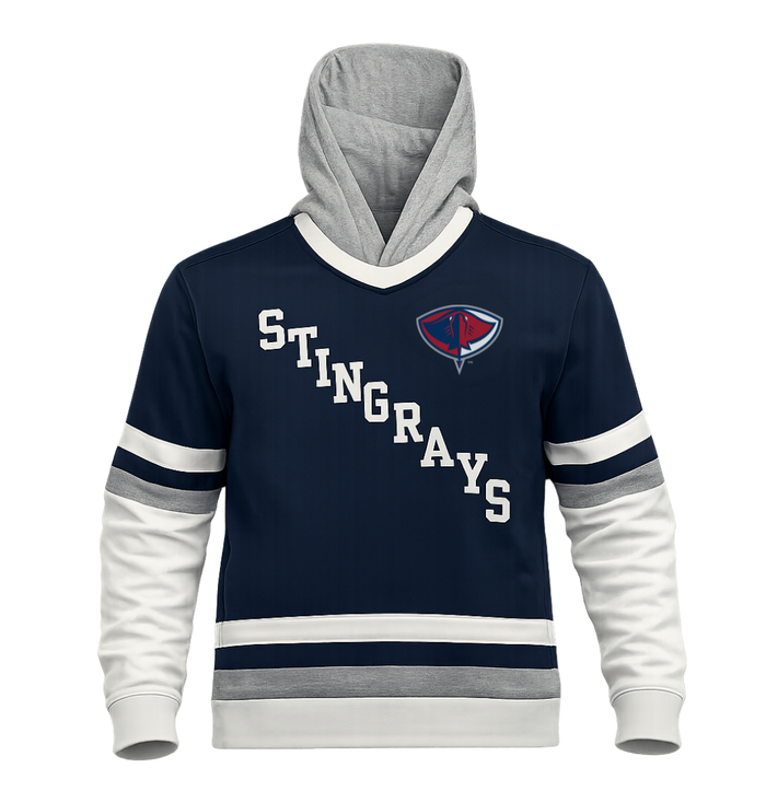 Navy Stingrays Jersey Hoodie