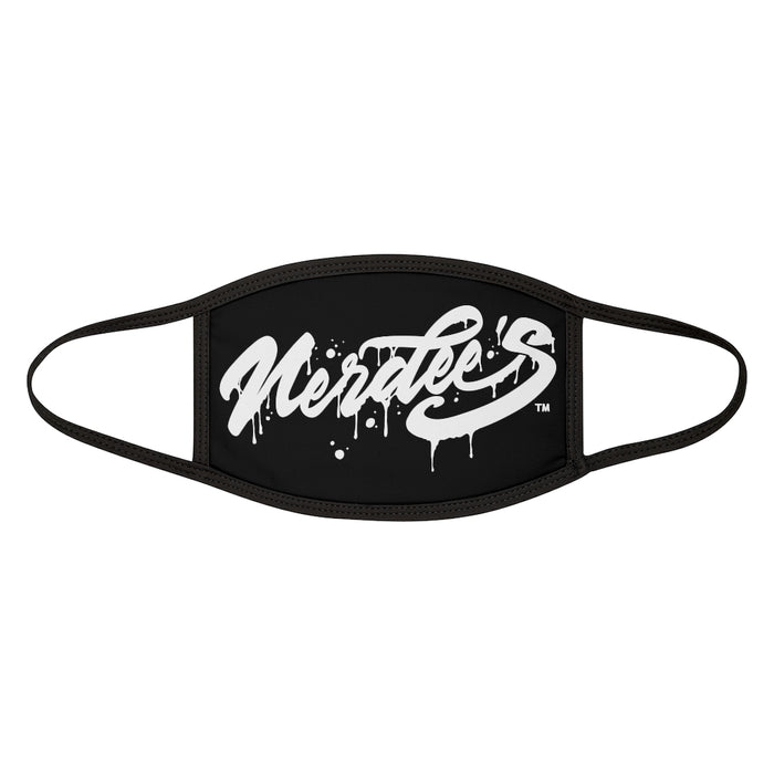 Nerdee's - Mixed-Fabric Face Mask - "The Drip" - Black