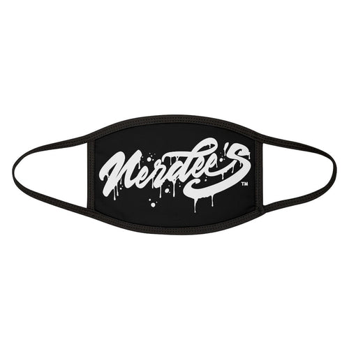 Nerdee's - Mixed-Fabric Face Mask - "The Drip" - Black