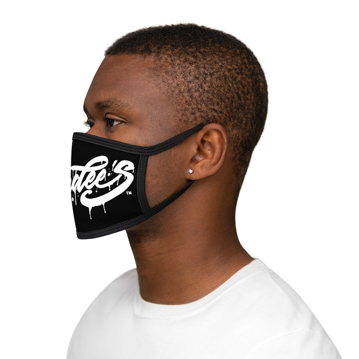 Nerdee's - Mixed-Fabric Face Mask - "The Drip" - Black