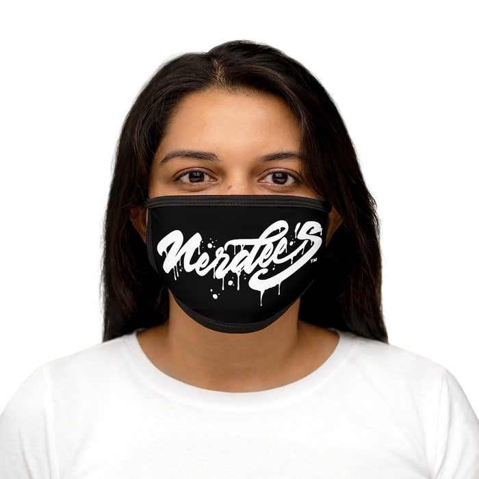 Nerdee's - Mixed-Fabric Face Mask - "The Drip" - Black