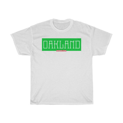 Nerdee's - Neighborhood Tee's - "Oakland" (GRN Design 01)  - Unisex Heavy Cotton Tee