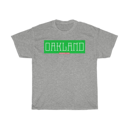 Nerdee's - Neighborhood Tee's - "Oakland" (GRN Design 01)  - Unisex Heavy Cotton Tee