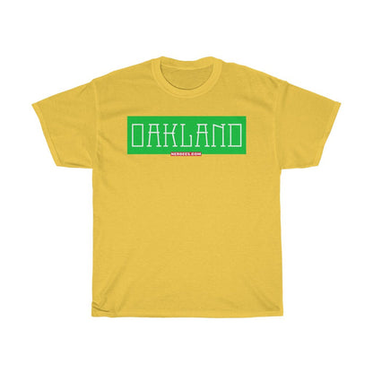 Nerdee's - Neighborhood Tee's - "Oakland" (GRN Design 01)  - Unisex Heavy Cotton Tee