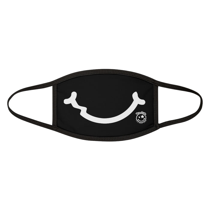 Nerdee's - "Smiley Face" with Logo (WHT Design 01) - Mixed-Fabric Face Mask