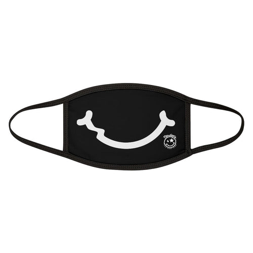 Nerdee's - "Smiley Face" with Logo (WHT Design 01) - Mixed-Fabric Face Mask