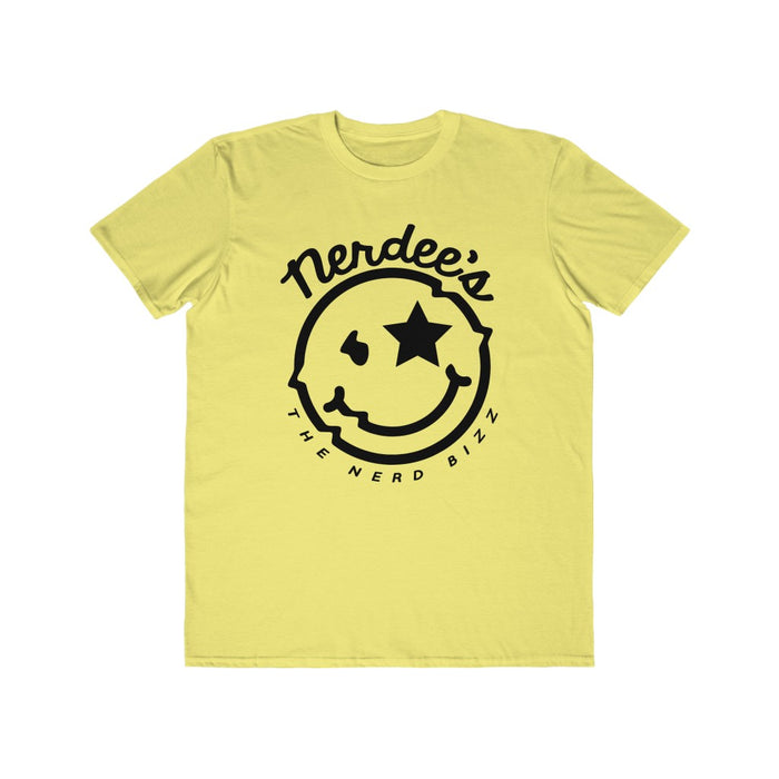 Nerdee's - The Nerd Bizz - "Mr. Smiley" Official Logo - Men's Lightweight Fashion Tee