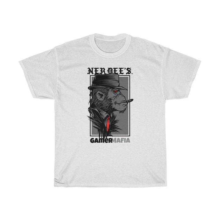 Nerdee's - Unisex Heavy Cotton Tee - "Gamer Mafia" (Design 01)