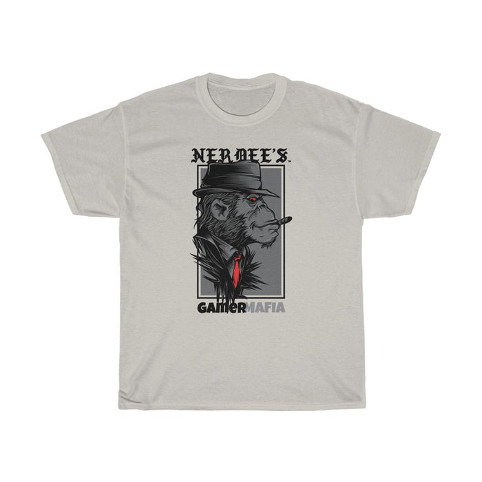 Nerdee's - Unisex Heavy Cotton Tee - "Gamer Mafia" (Design 01)