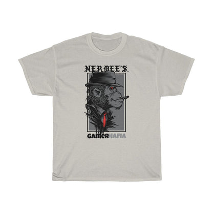 Nerdee's - Unisex Heavy Cotton Tee - "Gamer Mafia" (Design 01)