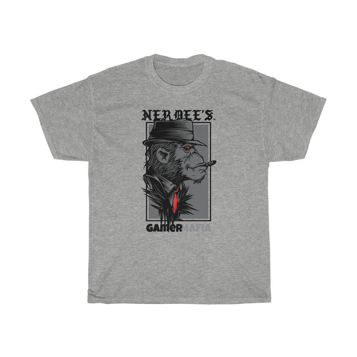 Nerdee's - Unisex Heavy Cotton Tee - "Gamer Mafia" (Design 01)