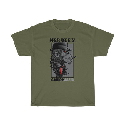 Nerdee's - Unisex Heavy Cotton Tee - "Gamer Mafia" (Design 01)
