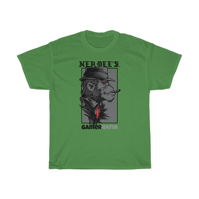 Nerdee's - Unisex Heavy Cotton Tee - "Gamer Mafia" (Design 01)