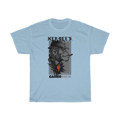 Nerdee's - Unisex Heavy Cotton Tee - "Gamer Mafia" (Design 01)