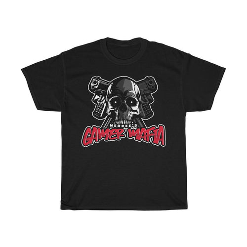 Nerdee's - Unisex Heavy Cotton Tee - "Gamer Mafia" (Design 04)