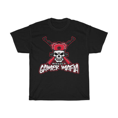 Nerdee's - Unisex Heavy Cotton Tee - "Gamer Mafia" (Design 05)