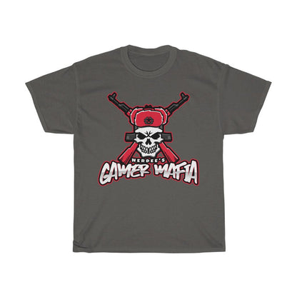 Nerdee's - Unisex Heavy Cotton Tee - "Gamer Mafia" (Design 05)