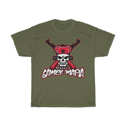 Nerdee's - Unisex Heavy Cotton Tee - "Gamer Mafia" (Design 05)