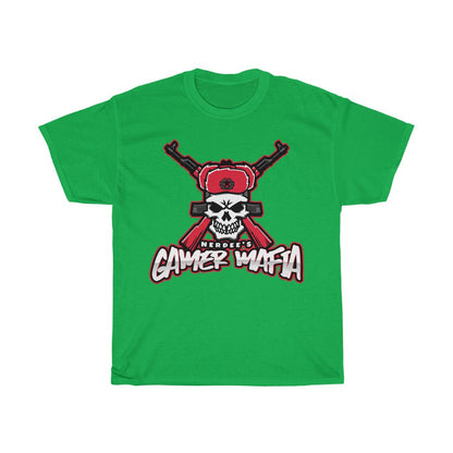 Nerdee's - Unisex Heavy Cotton Tee - "Gamer Mafia" (Design 05)
