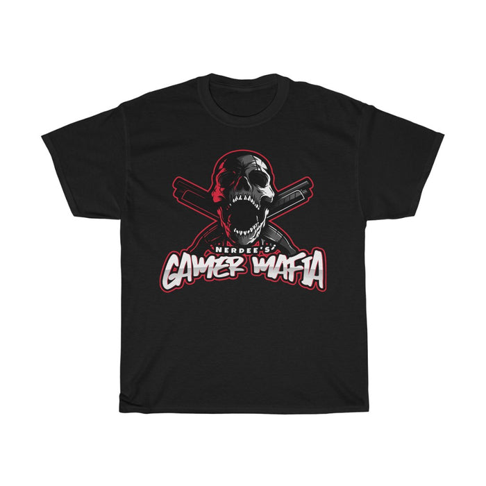 Nerdee's - Unisex Heavy Cotton Tee - "Gamer Mafia" (Design 08)