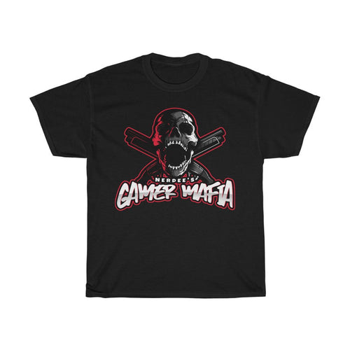 Nerdee's - Unisex Heavy Cotton Tee - "Gamer Mafia" (Design 08)
