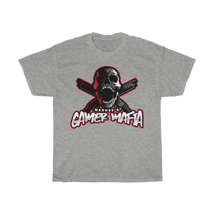 Nerdee's - Unisex Heavy Cotton Tee - "Gamer Mafia" (Design 08)